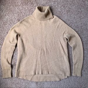 J Crew tan sweater